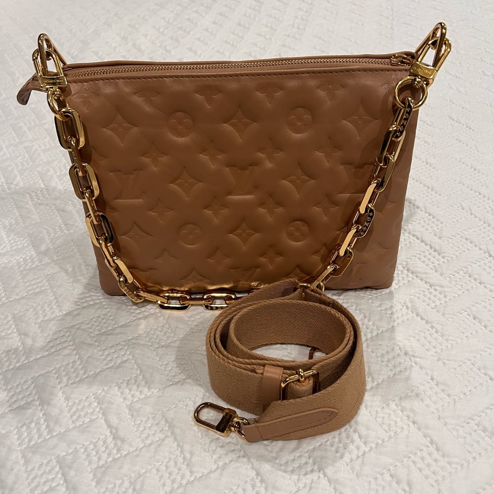 Louis Vuitton Empreinte Camel Coussin PM